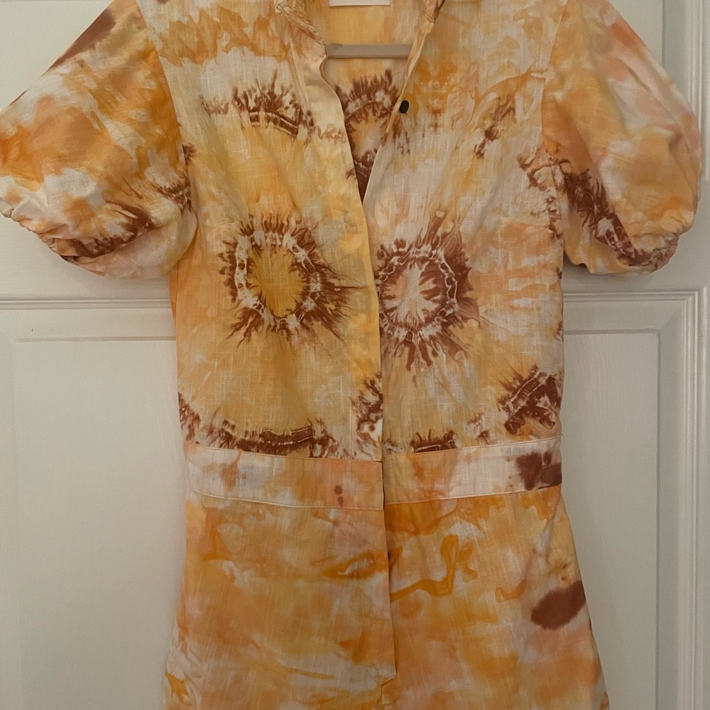 SWF puff sleeve romper.
